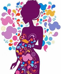Artistic Pregnant Paint By Numbers