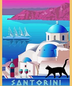 Oia Village Paint By Numbers