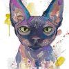 Colorful Cat Paint By Numbers