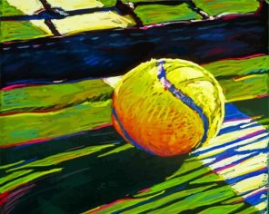 Tennis Ball Paint By Numbers