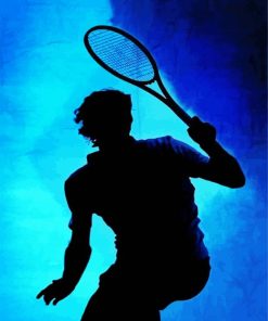 Player Silhouette Paint By Numbers