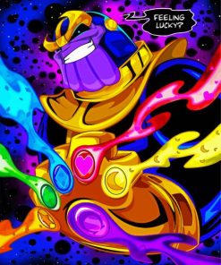 Thanos Animation Paint By Numbers