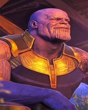 Thanos Avengers Paint By Numbers