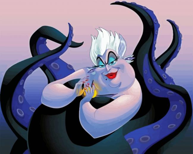 Ursula Illustration Paint By Numbers
