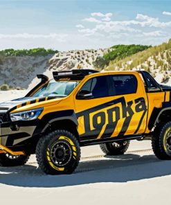 Yellow And Black Utes Paint By Numbers