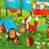 Animals Camp Paint By Numbers