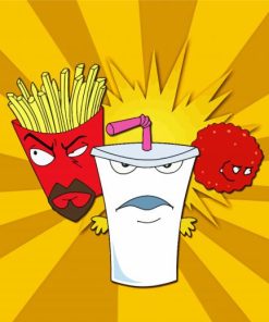 Aqua Teen Characters Paint By Numbers