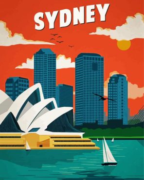 Sydney Poster Paint By Numbers