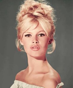 Young Brigitte Bardot Paint By Numbers