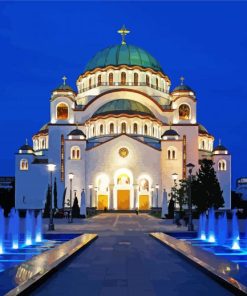 Belgrade Temple Paint By Numbers