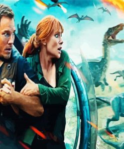 Jurassic World Film Paint By Numbers