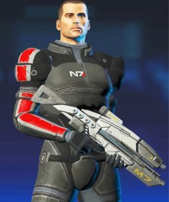 Mass Effect Character Paint By Numbers