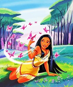 Pocahontas Qween Paint By Numbers
