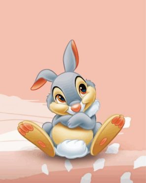 Thumper Rabbit Paint By Numbers
