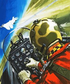 Stylish Pilot Paint By Numbers