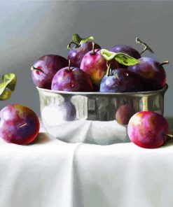 Plums Fruits Paint By Numbers