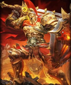 Golden Ares Paint By Numbers