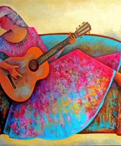 Gypsy Guitrist Paint By Numbers