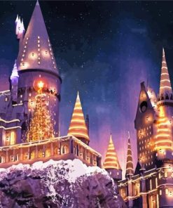 Stylish Hogwarts Castle Paint By Numbers