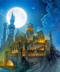 Majical Hogwarts Castle Paint By Numbers