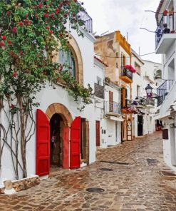 Ibiza Old Town Paint By Numbers