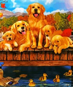 Labradores Puppies Paint By Numbers