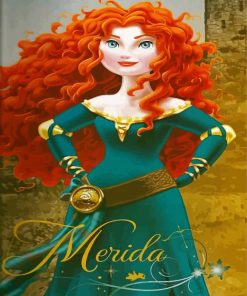 The Princess Merida Paint By Numbers