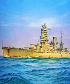 Military Ship Paint By Numbers