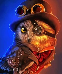 Mr Owl Paint By Numbers