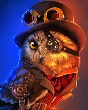 Mr Owl Paint By Numbers
