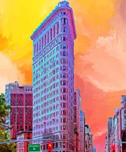 Colorful Flatiron Paint By Numbers