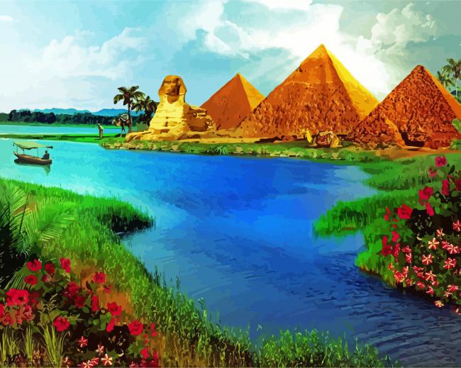 Egypte Nile Paint By Numbers