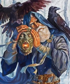Odin Mythology Paint By Numbers