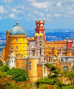 Pena Sintra Palace Paint By Numbers