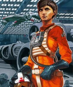 Pilot Lady Paint By Numbers