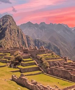 Aesthetic Machu Picchu Paint By Numbers