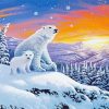 Snow Bears Paint By Numbers