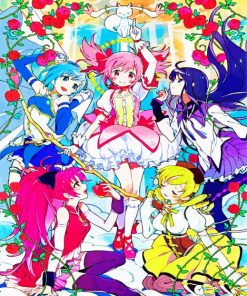 Madoka Characters Paint By Numbers
