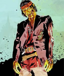 Zombie Figure Paint By Numbers