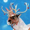 Artistic Reindeer Paint By Numbers