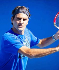 Federer Player Paint By Numbers