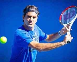 Federer Player Paint By Numbers