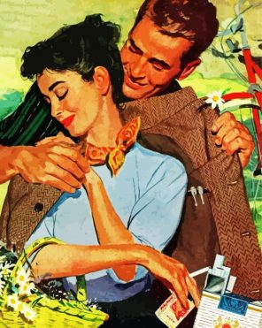 Artistic Vintage Couple Paint By Numbers