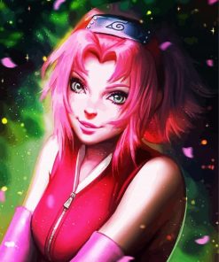 Sakura Character Paint By Numbers