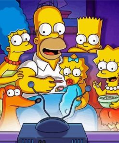 Tha Simpsons Paint By Numbers