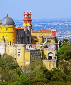 Pena Sintra Castle Paint By Numbers