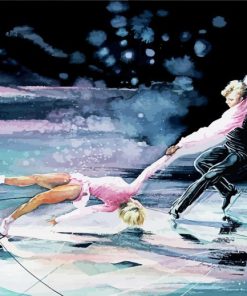 Skating Couple Paint By Numbers