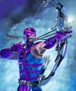 Hawkeye Character Paint By Numbers
