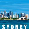 Sydney City Poster Paint By Numbers