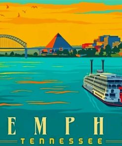 Memphis Poster Paint By Numbers